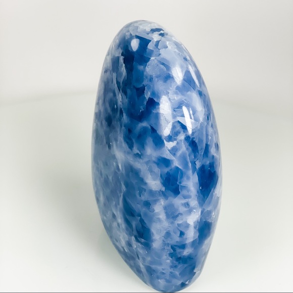 Blue Calcite Free Form Mineral Decor - Picture 9 of 14
